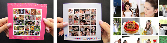 裏表紙には、中に入ってる写真をインデックスにしてるからどんな写真が入ってるか、一目瞭然！！